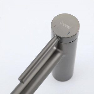 Смеситель для раковины Gappo G1006-9 Оружейная сталь