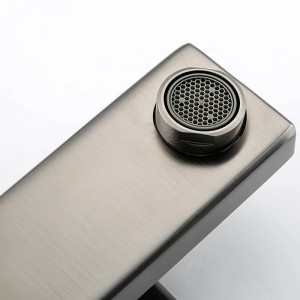 Смеситель для раковины Gappo G1017-9 Оружейная сталь