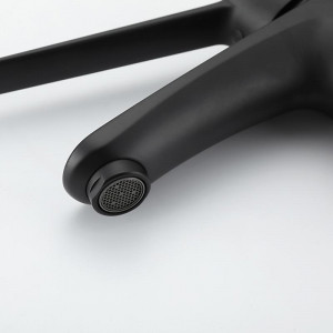 Смеситель для раковины Gappo G1021-6 Черный матовый