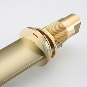 Смеситель для раковины Gappo G1052-81 Золотой матовый