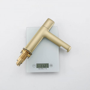Смеситель для раковины Gappo G1052-81 Золотой матовый
