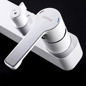 Душевая система Gappo G2402-8 Белый-хром