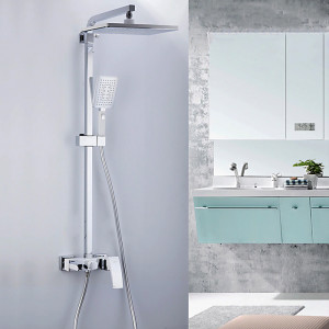 Душевая система Gappo G2407-30 Белый-хром