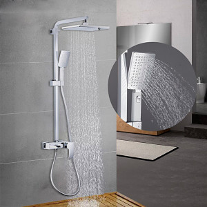 Душевая система Gappo G2407-30 Белый-хром
