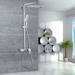 Душевая система Gappo G2407-30 Белый-хром