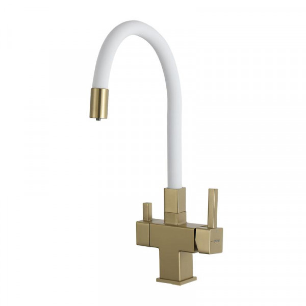 Смеситель для кухни Gappo G4395-33 Золото матовое