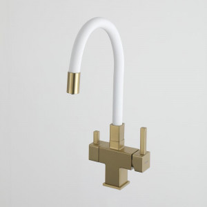 Смеситель для кухни Gappo G4395-33 Золото матовое