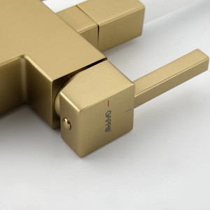 Смеситель для кухни Gappo G4395-33 Золото матовое