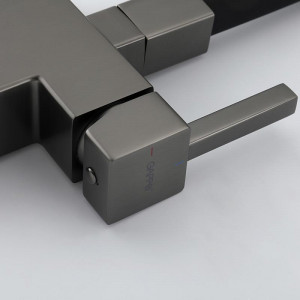 Смеситель для кухни Gappo G4395-39 Оружейная сталь