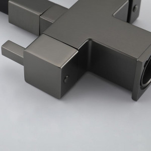 Смеситель для кухни Gappo G4395-39 Оружейная сталь