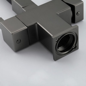 Смеситель для кухни Gappo G4395-39 Оружейная сталь