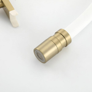 Смеситель для кухни Gappo G4395-53 Золото матовое