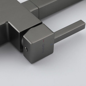 Смеситель для кухни Gappo G4395-59 Оружейная сталь
