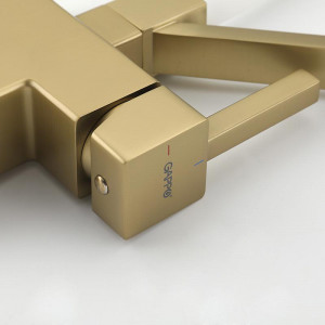 Смеситель для кухни Gappo G4395-63 Золото матовое