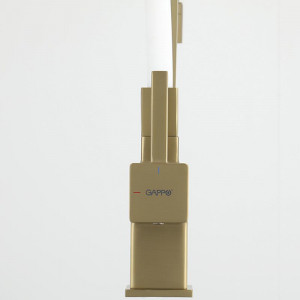 Смеситель для кухни Gappo G4395-63 Золото матовое