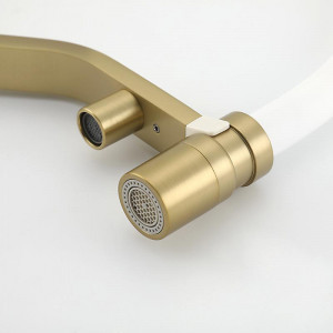 Смеситель для кухни Gappo G4395-63 Золото матовое