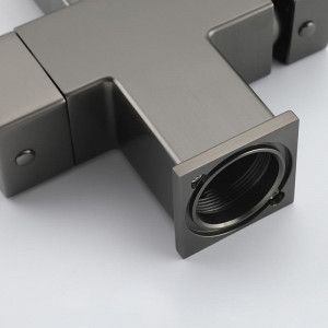 Смеситель для кухни Gappo G4395-69 Оружейная сталь