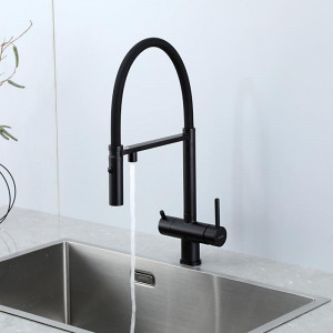 Смеситель для кухни Gappo G4397-86 Черный матовый