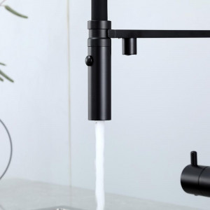 Смеситель для кухни Gappo G4397-86 Черный матовый
