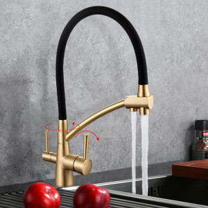 Смеситель для кухни Gappo G4398-1 Бронзовый