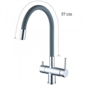 Смеситель для кухни Gappo G4398-30 Хром