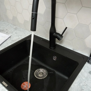 Смеситель для кухни Gappo G4398-46 Черный