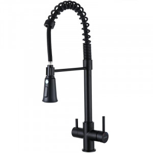Смеситель для кухни Gappo G4398-66 Черный матовый