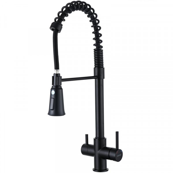 Смеситель для кухни Gappo G4398-66 Черный матовый