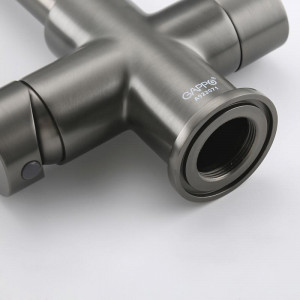 Смеситель для кухни Gappo G4398-69 Оружейная сталь