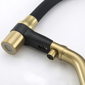 Смеситель для кухни Gappo G4398-83 Золото матовое