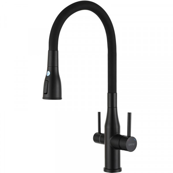 Смеситель для кухни Gappo G4399-66 Черный матовый