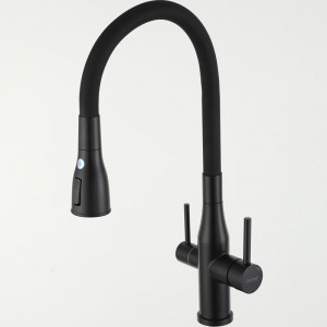 Смеситель для кухни Gappo G4399-66 Черный матовый