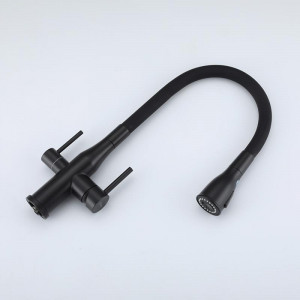 Смеситель для кухни Gappo G4399-66 Черный матовый