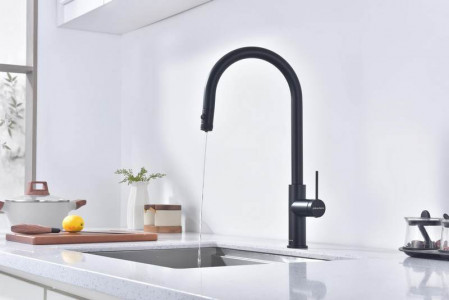 Смеситель для кухни Paulmark Galant антрацит Ga213077-AN
