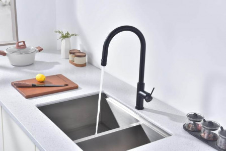 Смеситель для кухни Paulmark Galant антрацит Ga213077-AN