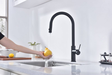 Смеситель для кухни Paulmark Galant антрацит Ga213077-AN