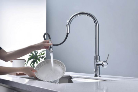 Смеситель для кухни Paulmark Galant хром Ga213077-CR