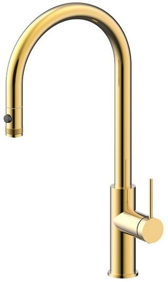 Смеситель для кухни Paulmark Galant светлое брашированное золото Ga213077-SBG