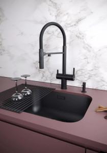 Смеситель для кухни Paulmark Gravity антрацит Gr213888-AN Starke