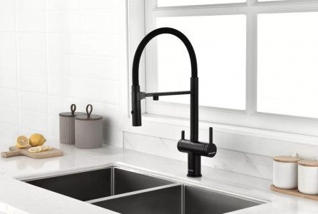 Смеситель для кухни Paulmark Gravity антрацит Gr213888-AN Starke