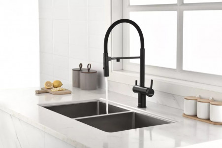 Смеситель для кухни Paulmark Gravity антрацит Gr213888-AN Starke