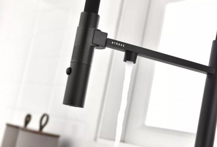 Смеситель для кухни Paulmark Gravity антрацит Gr213888-AN Starke