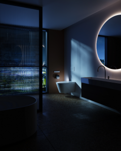 Электронный унитаз-биде подвесной, безободковый, с сиденьем-крышкой Soft Close Ideal Standard I.life E K875501