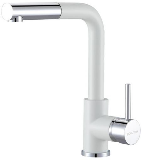 Смеситель для кухни Paulmark Kassel белый матовый Ka214311-431(WH)