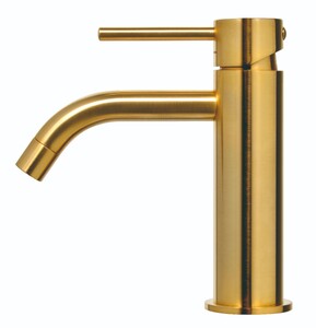 Смеситель для раковины Paffoni Light LIG071HGSP под золото