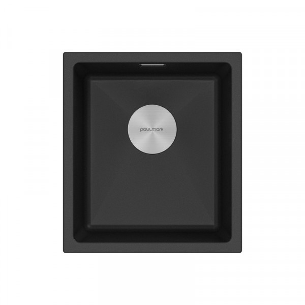 Мойка Paulmark LUMI 41UNI LU41-BL чёрный 410х460 мм