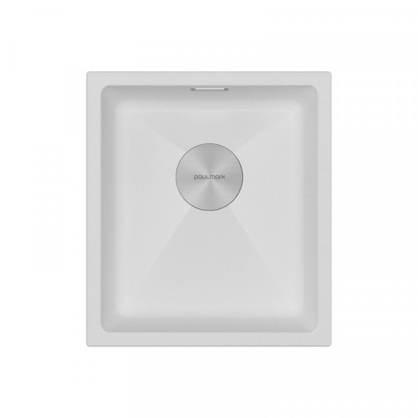 Мойка Paulmark LUMI 41UNI LU41-WH белый 410х460 мм