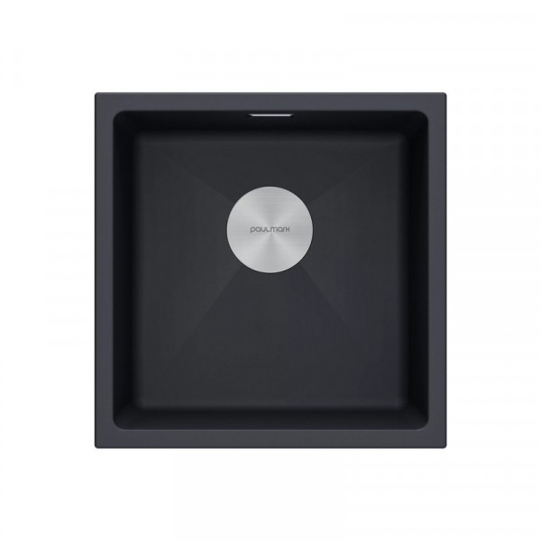 Мойка Paulmark LUMI 45UNI LU45-AN антрацит 455х460 мм