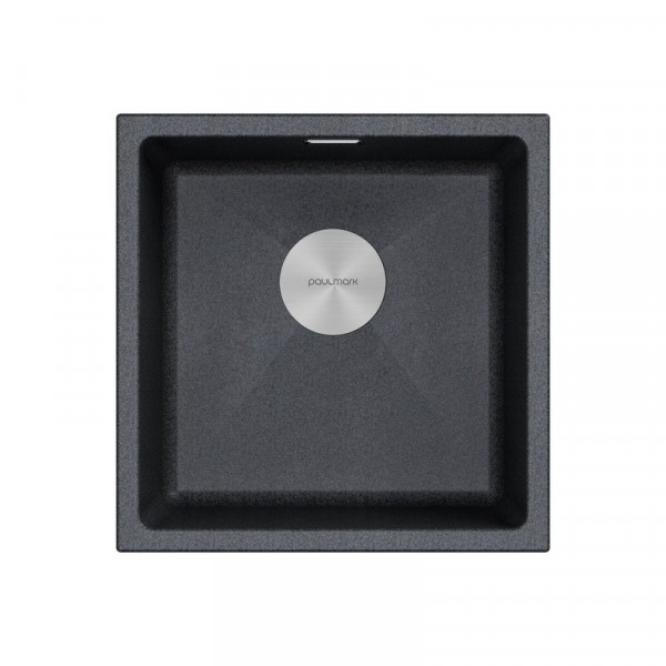 Мойка Paulmark LUMI 45UNI LU45-DG графит 455х460 подст. мон. мм
