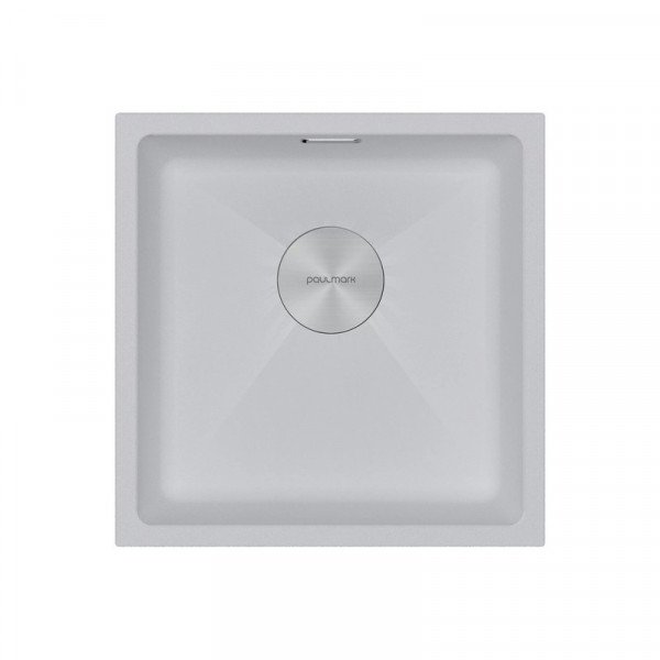 Мойка Paulmark LUMI 45UNI LU45-WH белый 455х460 мм